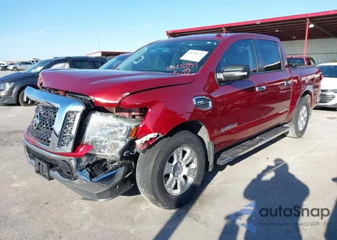 2017 Nissan Titan Sv z USA, uszkodzony, nr VIN 1N6AA1EK5HN509143